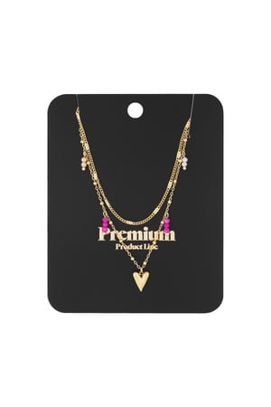 Dubbele liefdesketting - zilverkleur h5 Afbeelding3