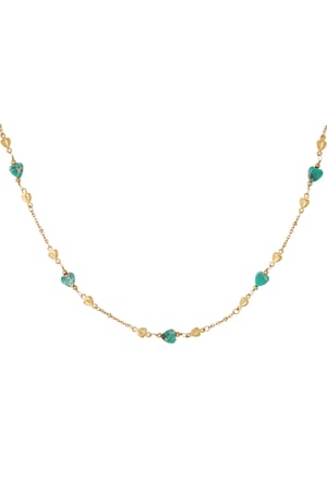 embrace the love necklace - green and h5 