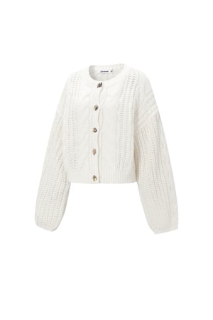 Zopfmuster-Strickjacke h5 Bild2