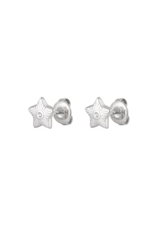 Ear studs star - Silver Color color h5 