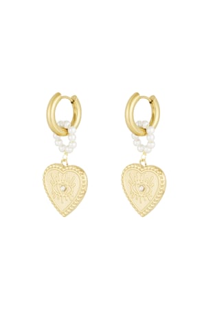 boucles d'oreilles coeurs charmantes h5