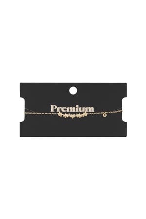 Armband mit leuchtenden Sternen - Goldfarben h5 Bild3