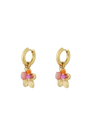 boucles d'oreilles créoles bloom h5 
