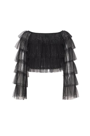 Woven Polyester Women's Long Sleeve Top Spring/Summer Solid Color h5 Picture3