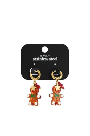 Pendientes colgantes de acero inoxidable con forma de estrella, estilo casual, diario, sencillo, para mujer. h5 Imagen5