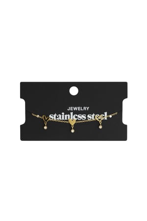 Stainless Steel Chain Bracelets Heart Casual Daily Simple Series Women's jewelry h5 Picture4