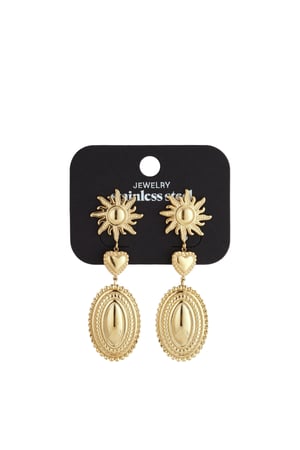 Liebe die Sonne baumelnde Ohrringe h5 Bild4