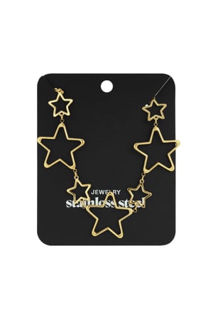 Stainless Steel Chain Necklaces Star Casual Daily Simple Series Women's jewelry h5 Picture4