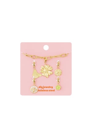 Braccialetto fai da te con fiori dettagliati h5 Immagine3