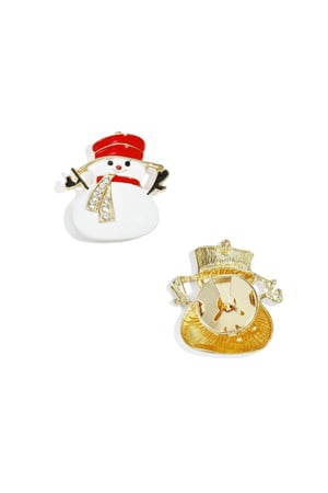 Alloy Cufflinks Cartoon Casual Christmas Simple Series Women's jewelry h5 Picture3