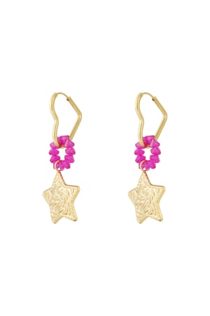 Stainless Steel Drop Earrings Heart Casual Daily Simple Series Women's jewelry h5