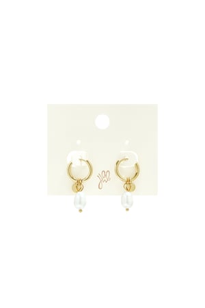 Earrings Pearl Drops Stainless Steel h5 Picture4