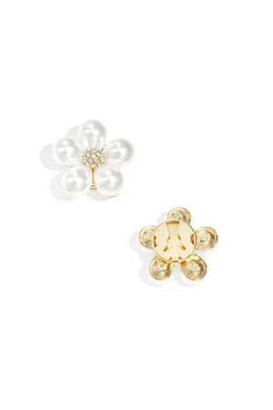 Alloy Cufflinks Flower Casual Daily Simple Series Women's jewelry h5 Picture3