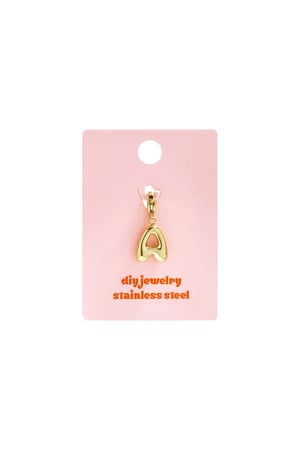 Stainless Steel Jewelry Charms Letter Casual Daily Simple Series Women's jewelry h5 Picture5