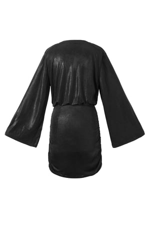 Woven Polyester Fiber Women's Mini Dress Elegant Tie-up h5 Picture3