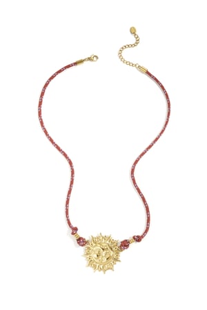 Collane con ciondolo in acciaio inossidabile, serie casual e semplice, gioielli da donna h5