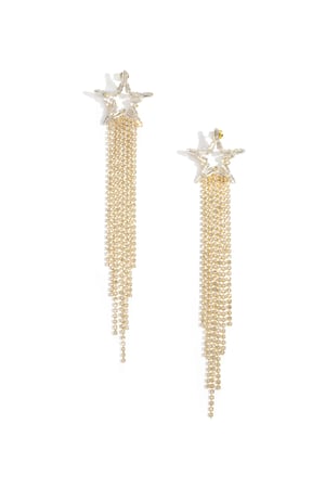 Copper Dangle Earrings Star Elegant Christmas Luxurious Series Women's jewelry h5