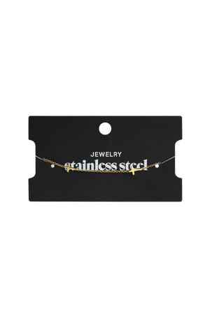 Stainless Steel Chain Bracelets Cross Casual Daily Simple Series Women's jewelry h5 Picture4