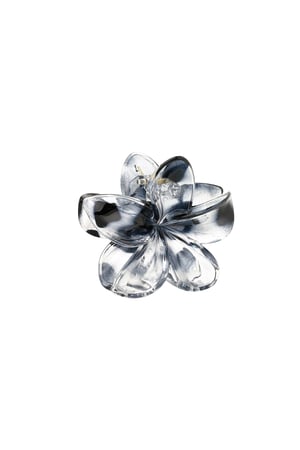 Pinza para el pelo con forma de flor hawaiana, color marrón h5 