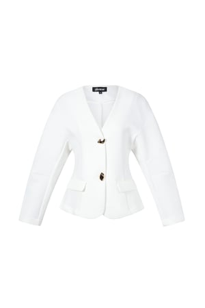 Woven Polyester Fiber Women's Suit Set Elegant Solid Color Fall/Winter h5 Picture10