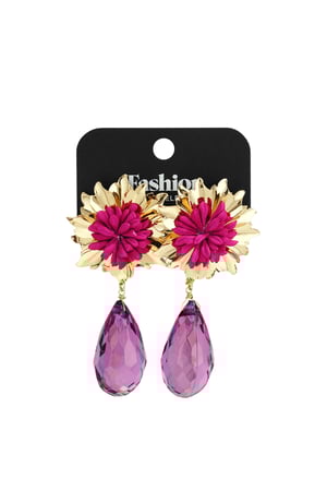 Drop Earrings Flower Vacation Gathering/Party Luxurious Series Women's jewelry h5 Picture5