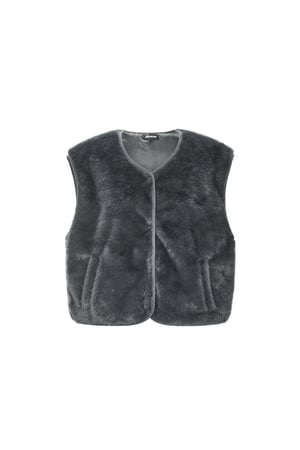 Woven Polyester Fiber Vrouwen Vest Casual Herfst/Winter Solid Color h5 Afbeelding9