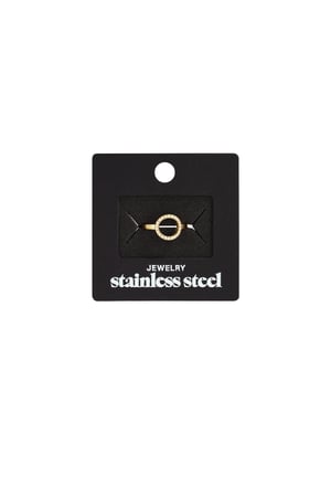 Stainless Steel Minimalist Rings circle Casual Daily Simple Series Women's jewelry h5 Picture4