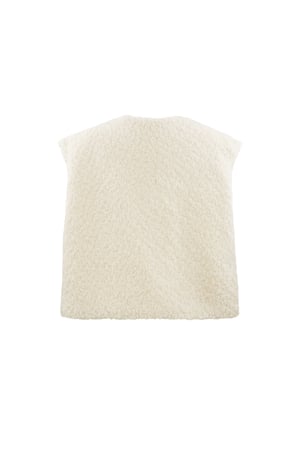 Woven Polyester Fiber Gilet Femme Casual Solid Color Fall/Winter h5 Image6