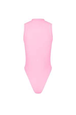 Viscosa Mujer Body Sin Mangas Cuello Alto Diseño Minimalista h5 Imagen10