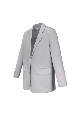 Polyester Women's Blazer Set Oversized Fit with Embroidered Logo h5 Picture9
