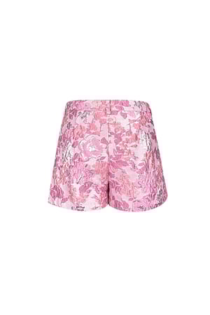 Shorts Femme en Fibre de Polyester Tissée Imprimé Floral Élégant h5 Image9