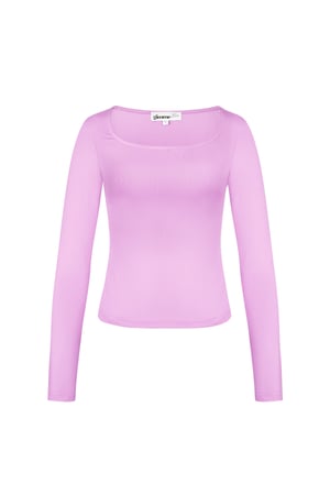 Polyester Women's Long Sleeve Crop Top Square Neckline Bodycon Fit h5 