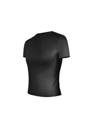 Polyester Women's Short Sleeve Top Fitted Bodycon h5 Picture9