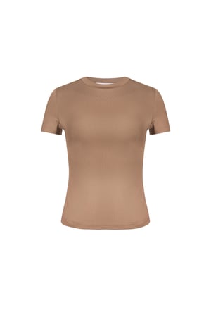 Polyester Women's Short Sleeve Top Fitted Bodycon h5 