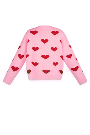 Viscose Knitted Women's Cardigan Cute Heart Pattern Fall/Winter h5 Picture13