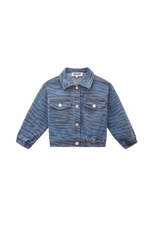 Cotton Children's Denim Jacket Classic Striped Design h5