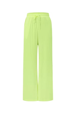 Woven Polyester Women's Straight Pants Casual Solid Color Spring/Summer h5
