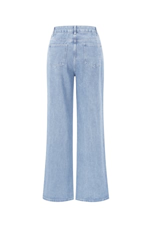 Cotton Woven Women's Straight Leg Denim Pants Heart Embroidery Casual h5 Picture12