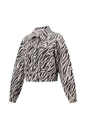 Cotton Denim Women's Jacket Street Elegant Specialty Animal Print h5 Picture8