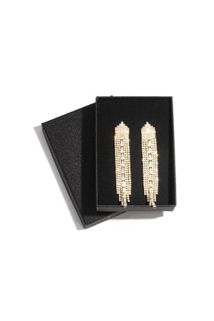 Kupfer Baumeln Ohrringe Geometrische Elegante Weihnachten Luxuriöse Serie frauen schmuck h5 Bild2