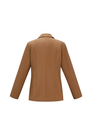 Woven Polyester Fiber Women's Suit Set Elegant Solid Color Fall/Winter h5 Picture3