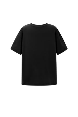 Cotton Knitted Vrouwen T-shirt Casual Letters h5 Afbeelding3