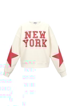 Gestrickte Baumwolle Damen Langarmshirt Casual Letters h5 