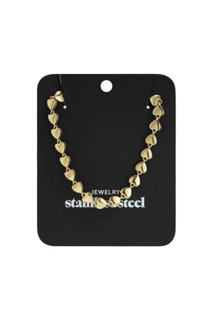 Edelstahl Kette Halsketten Herz Casual Täglich Einfache Serie frauen schmuck h5 Bild6