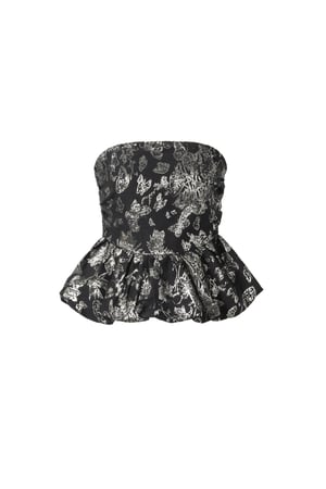 Woven Polyester Fiber Women's Sleeveless Top Elegant Floral Print h5