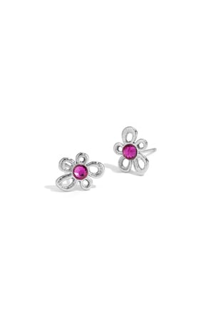 Stainless Steel Stud Earrings Flower Simple Daily Simple Series Women's jewelry h5