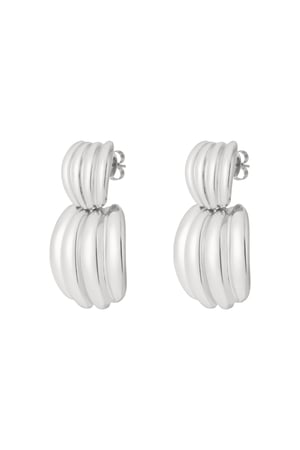 Edelstahl Ohrstecker Geometrisch Casual Daily Simple Serie Damenschmuck h5 Bild3