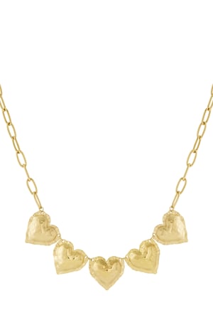 5 Hearts Necklace h5 