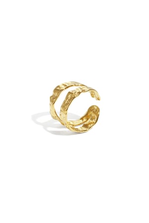 Textured double ring h5