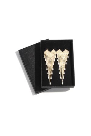 Copper Dangle Earrings Geometric Elegant Christmas Luxurious Series Women's jewelry h5 Picture2